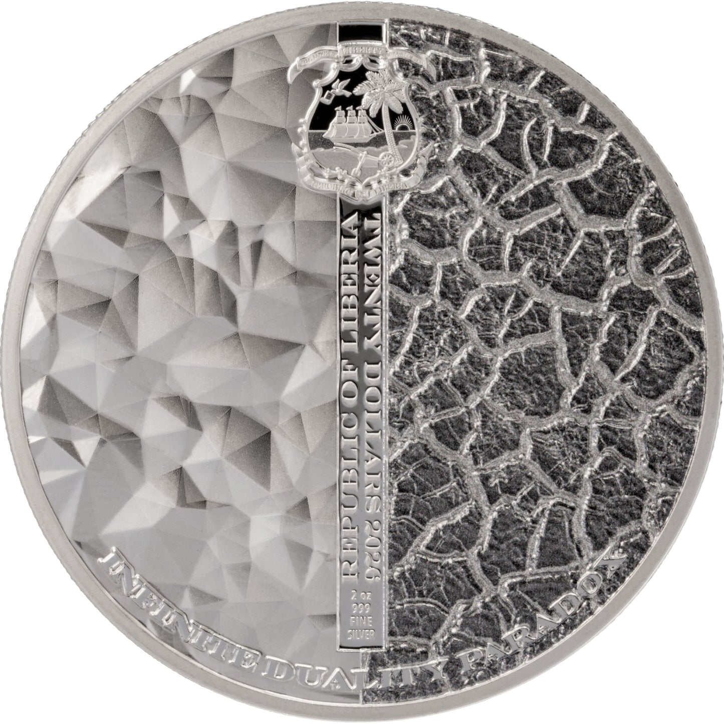 2026 Liberia Infinite Duality Paradox - Angel & Devil 2 oz Silver Coin (06/26)