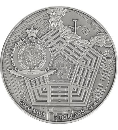 2026 Niue Human Tragedies - World Trade Center 2 oz Silver Coin