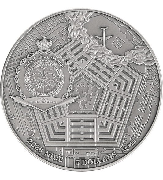 2026 Niue Human Tragedies - World Trade Center 2 oz Silver Coin