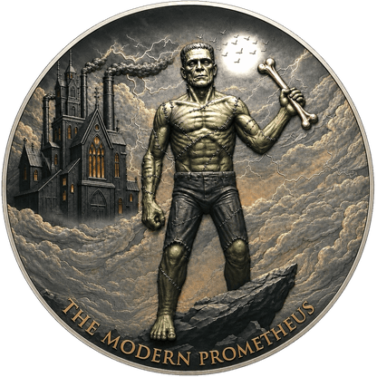 Titans of Terror - Frankie Colorized 1 oz Copper Round
