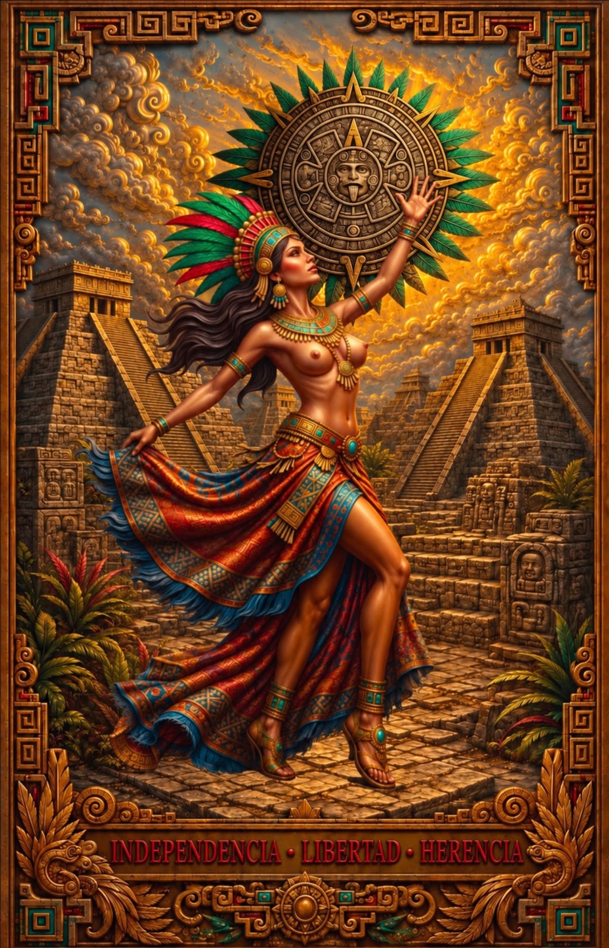 Dance of the Aztecs 5g Silver Foil
