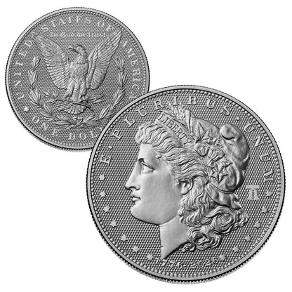 1776-2026 U.S. Diamond Field Morgan & Peace Dollar Two-Coin Set
