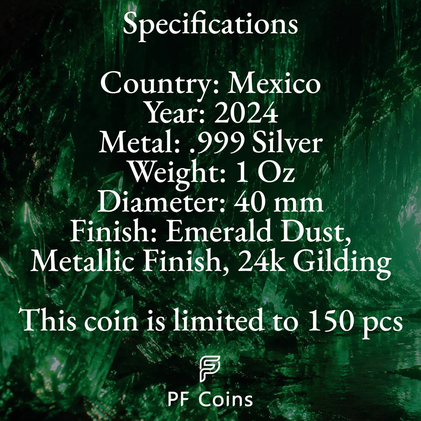 2024 Mexico Libertad Green Monster Edition 1 oz Silver Coin (07/17)