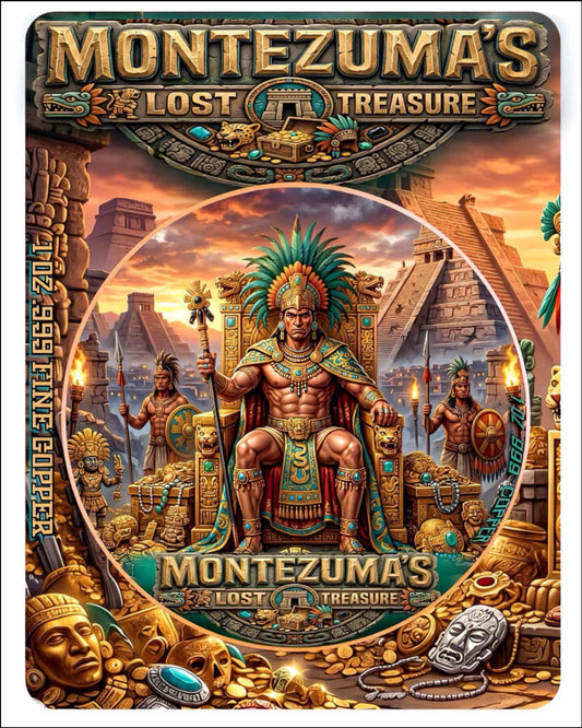 Montezuma's Lost Treasure 1 oz Copper Medal (05/18)