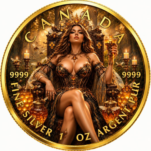 2026 Canada Maple Leaf The Honey Queen Edition 1 oz Silver Coin