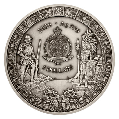2026 Niue The Greatest Treasures - Aztecs 42.16g Silver Coin (07/30)