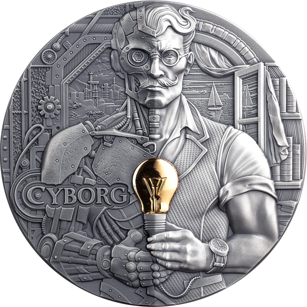 2026 Cameroon Dual Essence Cyborg 2 oz Silver Coin