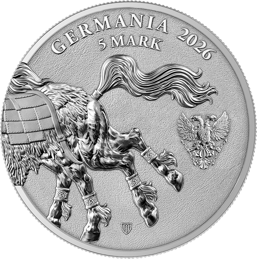 Estimate: 2026 Germania Mint Beasts - Sleipnir BU 1 oz Silver Coin (07/08)