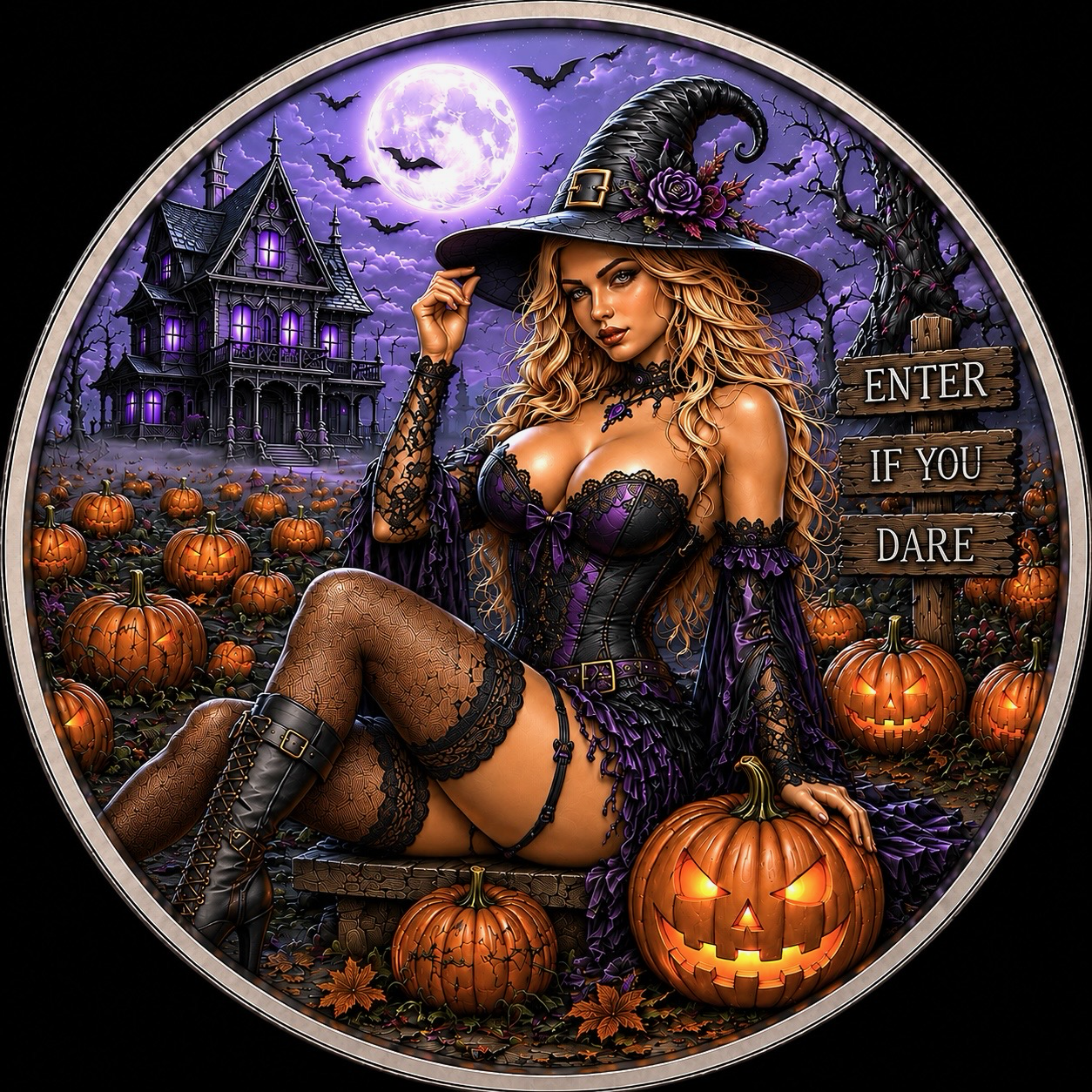 Night Shade Witch 1 oz Copper