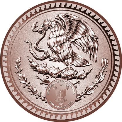 2026 Cameroon Vintage Sunset Libertad 1 Kilo Copper Coin (06/26)