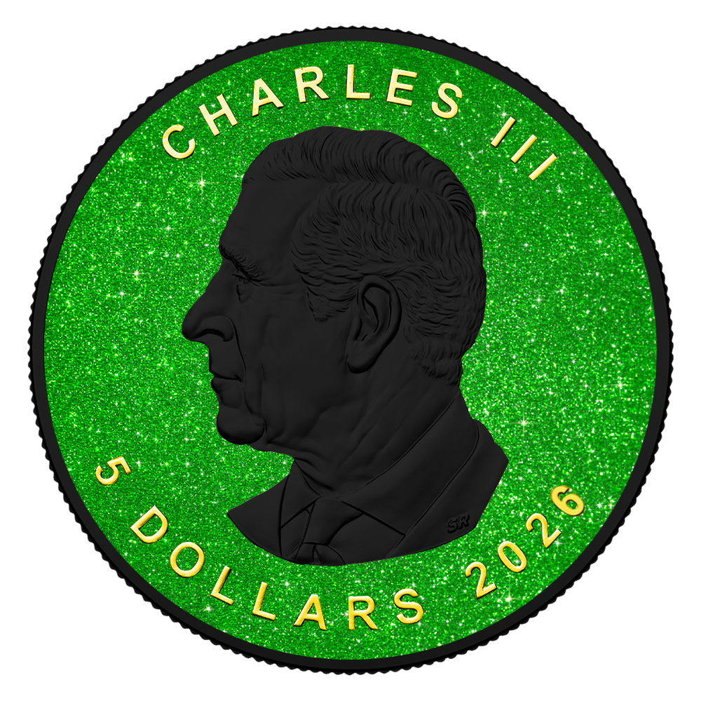 2026 Canada Maple Leaf Green Monster Edition 1 oz Silver Coin (07/17)