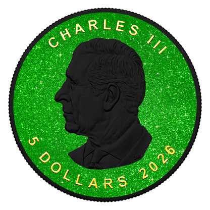 2026 Canada Maple Leaf Green Monster Edition 1 oz Silver Coin (07/17)
