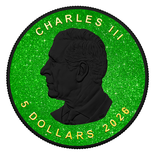 2026 Canada Maple Leaf Green Monster Edition 1 oz Silver Coin (07/17)
