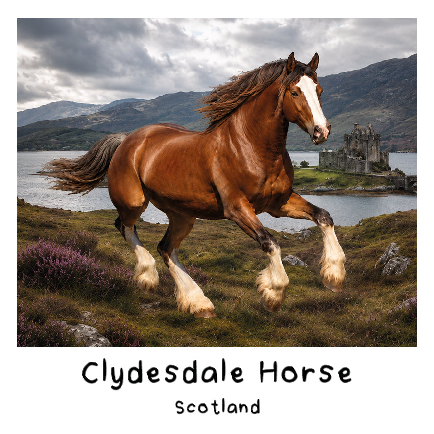 2026 Liberia Clydesdale Horse 5 oz Copper Medal (07/03)