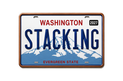 2027 Stacking Across America License Plate MICHIGAN Colorized 1 oz Copper Bar (Series 2)