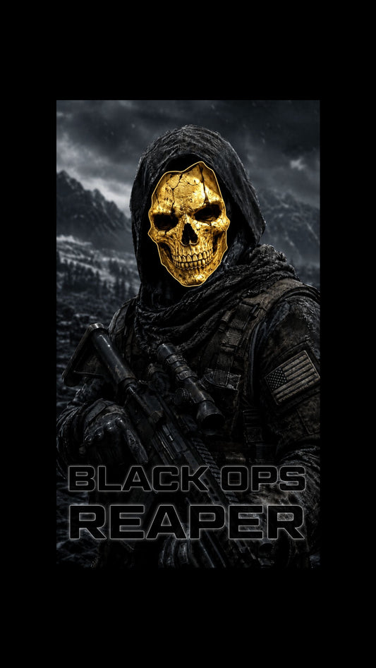 2026 Black Ops Reaper Shaped 1/1000 oz Gold in Card (07/14)