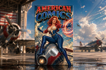 American Comics 1g Silver Medal in Card