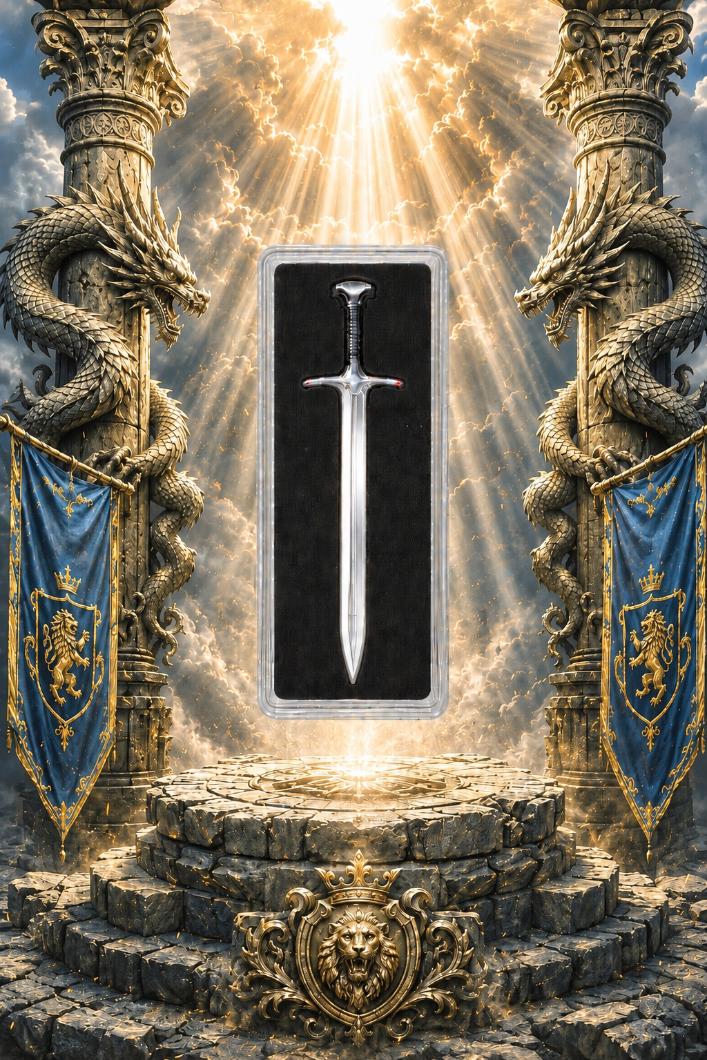 Oath Maker Sword Shaped 1g Silver Medal (08/03)