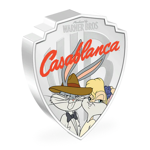 2023 Niue WB100 Looney Tunes Casablanca Mashup 2 oz Silver Coin