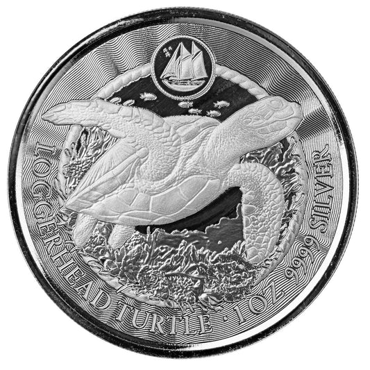 2023 Cayman Islands Loggerhead Turtle BU 1 oz Silver Coin