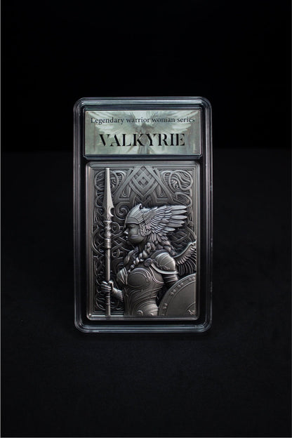In Stock! 2025 South Korean Legendary Warrior Woman Valkyrie 1 oz Silver Antiqued Medal