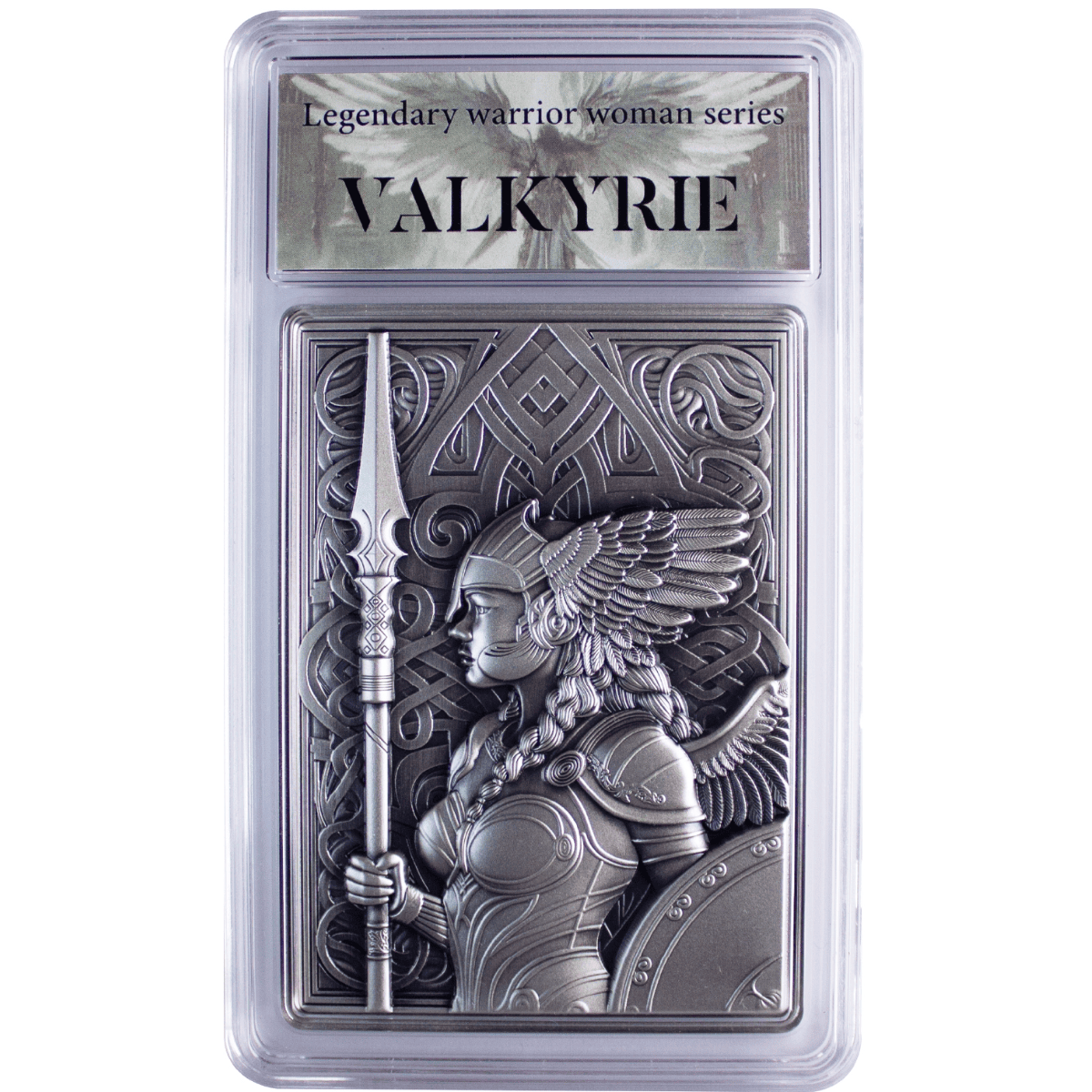 In Stock! 2025 South Korean Legendary Warrior Woman Valkyrie 1 oz Silver Antiqued Medal