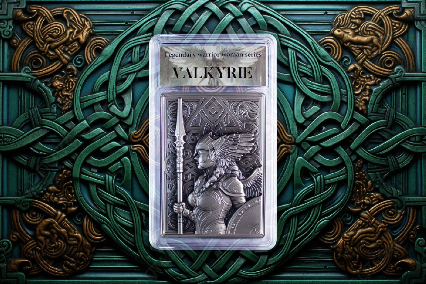 In Stock! 2025 South Korean Legendary Warrior Woman Valkyrie 1 oz Silver Antiqued Medal