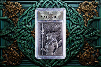 In Stock! 2025 South Korean Legendary Warrior Woman Valkyrie 1 oz Silver Antiqued Medal