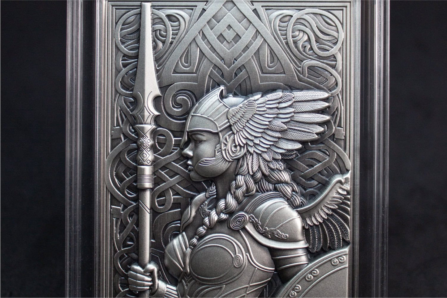 In Stock! 2025 South Korean Legendary Warrior Woman Valkyrie 1 oz Silver Antiqued Medal