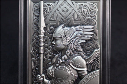 In Stock! 2025 South Korean Legendary Warrior Woman Valkyrie 1 oz Silver Antiqued Medal