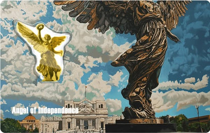 In Stock! 2025 Niue Angel of Independence Shaped 1/1000 oz .9999 Gold Coin in Card