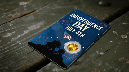 In Stock 2026 Liberia United We Stand IWA Jima 1/1000 oz Gold Coin in Card