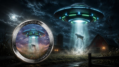 2026 Cameroon Cow Abduction 1 oz Silver Coin (07/03)