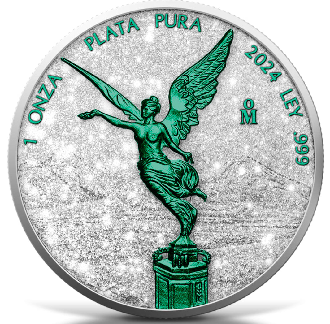 2024 Mexico Libertad Diamond Dust Poison Edition 1 oz Silver Coin (07/17)