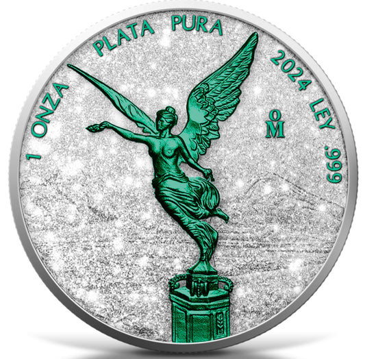 2024 Mexico Libertad Diamond Dust Poison Edition 1 oz Silver Coin (07/17)