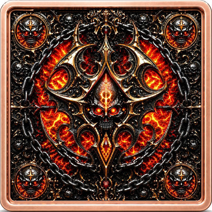 Skulls of the Underworld - Hellfire Skull 5 oz Copper Bar (06/19)