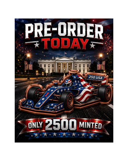 In Stock! RED, WHITE & FAST 1 oz AVDP Copper