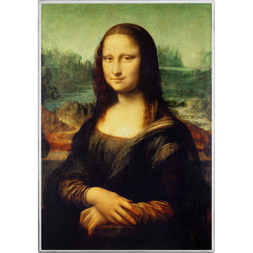 2027 Cameroon Art Gallery - Mona Lisa by Da Vinci 1 oz Silver Coin