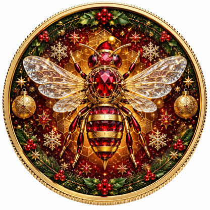 2026 U.S. Eagle The Christmas Bee Edition 1 oz Silver Coin