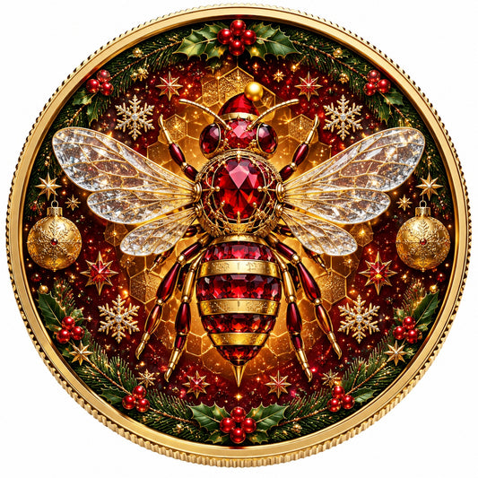 2026 U.S. Eagle The Christmas Bee Edition 1 oz Silver Coin