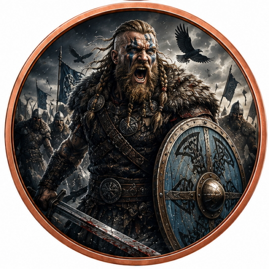 Cry of Valhalla Colorized 5 oz Copper Medal (06/16)