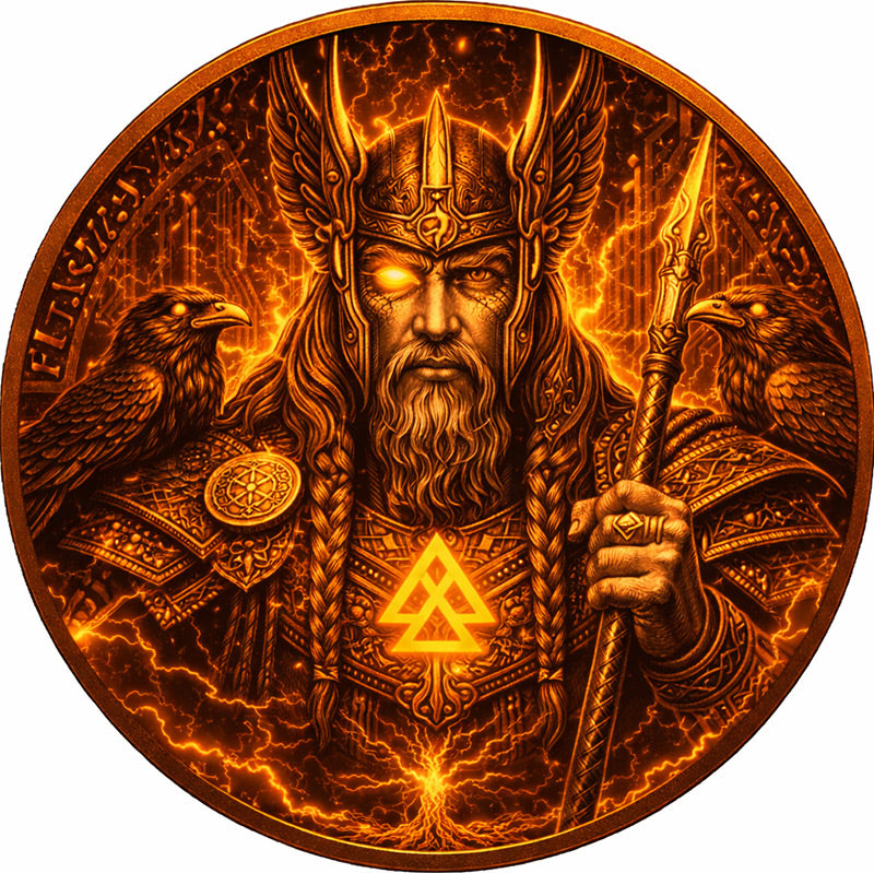 In Stock! Future in the Myths Odin 1 oz Copper Medal