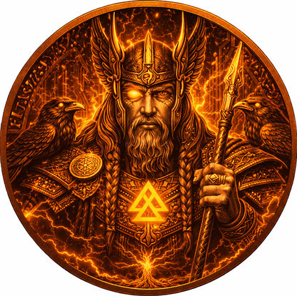 In Stock! Future in the Myths Odin 1 oz Copper Medal
