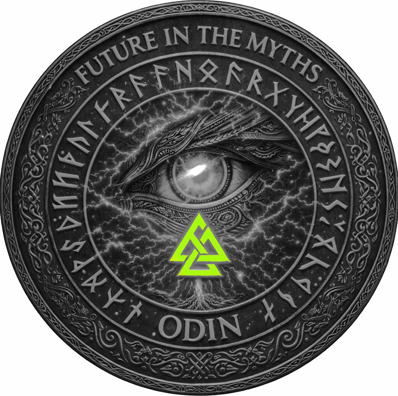 In Stock! Future in the Myths Odin 1 oz Copper Medal