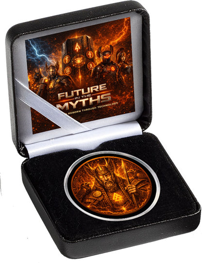 In Stock! Future in the Myths Odin 1 oz Copper Medal
