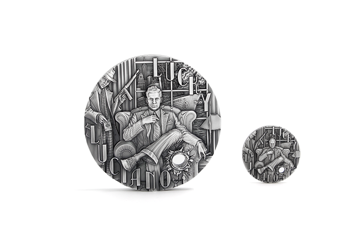 2026 Niue The Gangsters - Lucky Luciano 1 Kilo Silver Coin