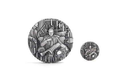 2026 Niue The Gangsters - Lucky Luciano 1 Kilo Silver Coin