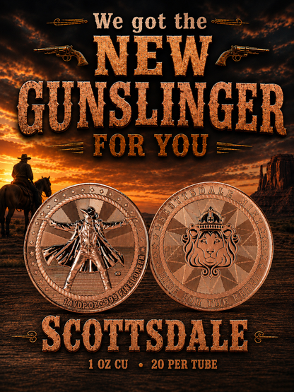 Scottsdale Mint GUNSLINGER w/ Buffalo Privy