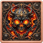 Skulls of the Underworld - Hellfire Skull 5 oz Copper Bar (06/19)