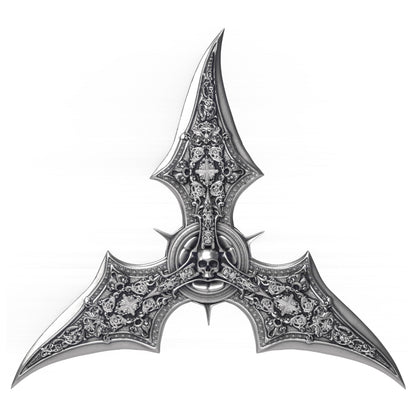 2026 Liberia Ninja Shuriken 2 oz Silver Coin (06/26)